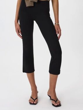 NWOT Quince Black Ultra Stretch Pointe Kick Flare Pant